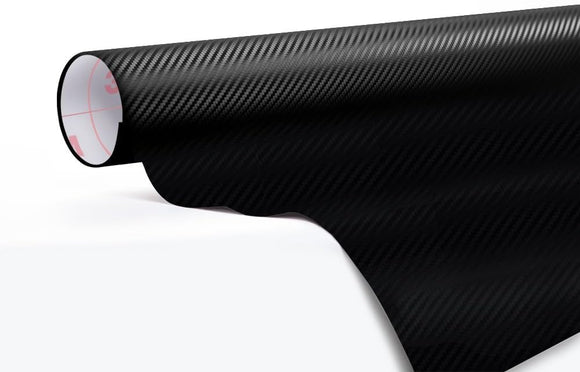 3M DI-NOC CA-421 BLACK CARBON FIBER 4ft x 1ft (4 sq/ft) Flex Vinyl Wrap