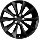 VViViD True R Carbon Black Auto Rim Vinyl Wrap (4 Sheet Pack of 24" x 30")-2