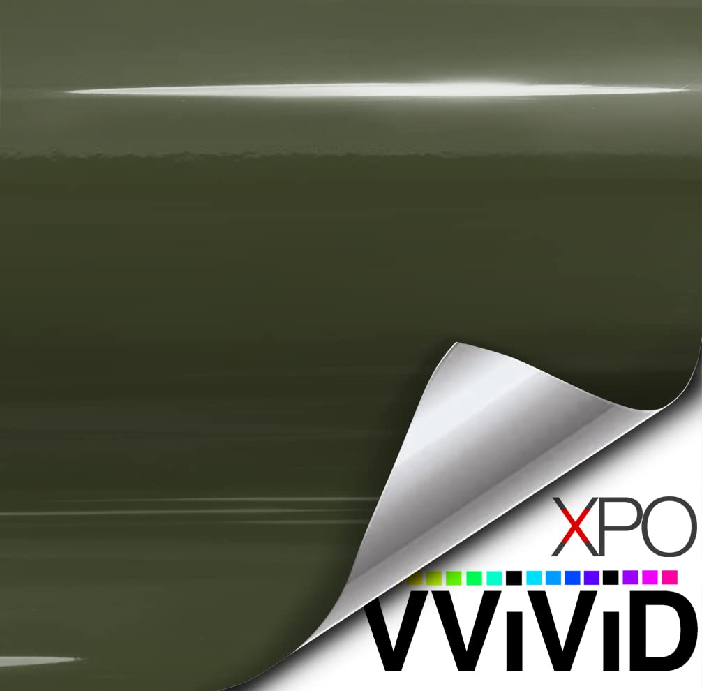 VViViD Gloss Military Green (6ft x 5ft) - W.D - 0