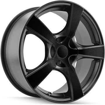 VViViD Matte Metallic Black Auto Rim Vinyl Wrap (4 Sheet Pack of 24" x 30")