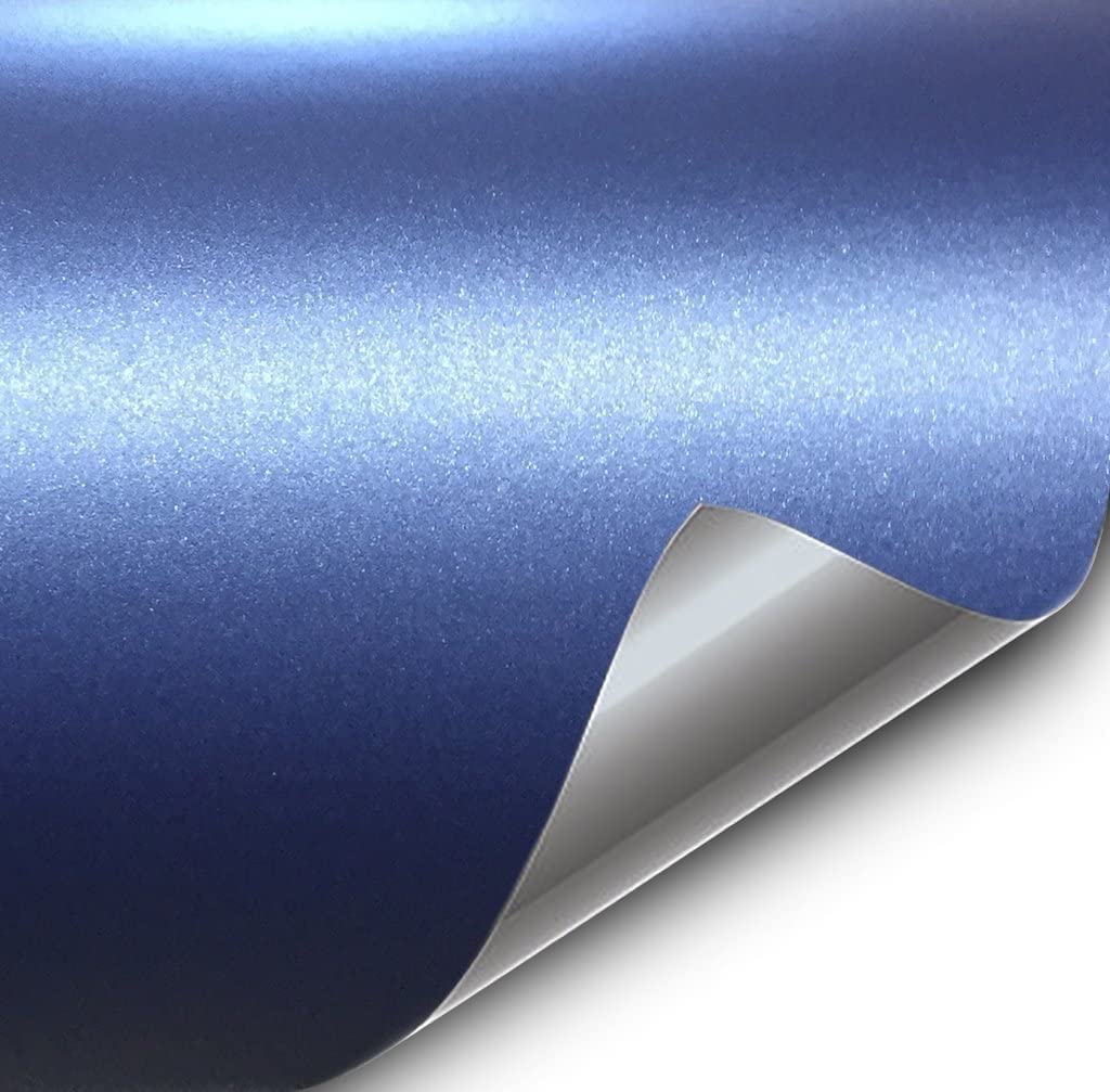 VViViD+ Matte Metallic Navy Blue (Ghost) Vinyl Wrap Roll - 10ft x 5ft