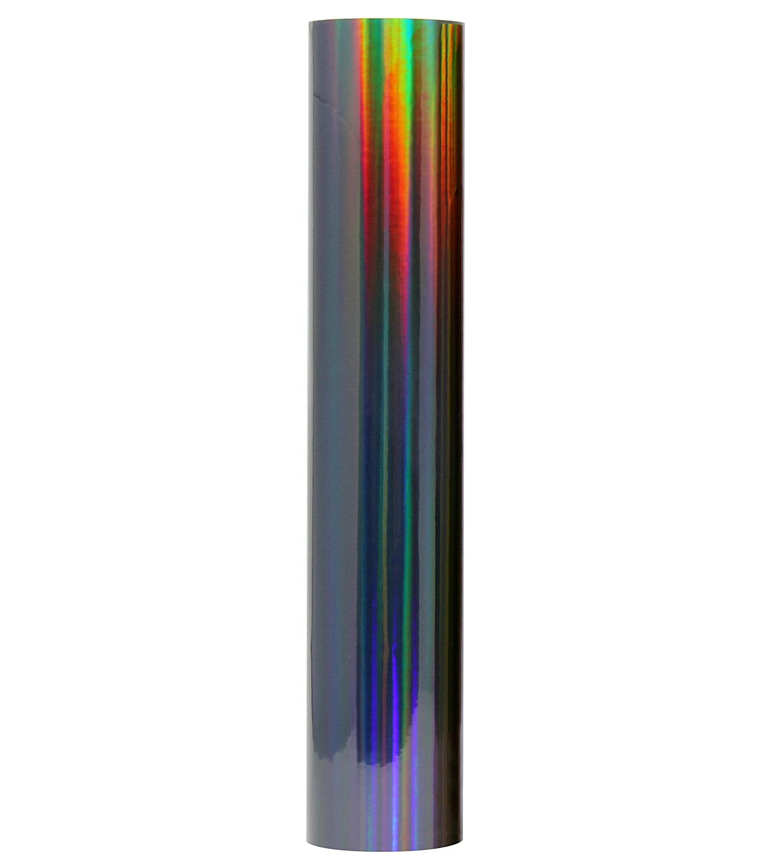 VViViD® Black Holographic Chrome Vinyl Wrap Rainbow Finish Roll DIY Air-Release Adhesive Film (6ft x 5ft)