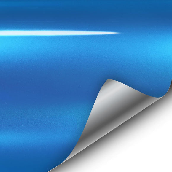 VViViD Liquid Metal Aqua Blue Vinyl Wrap Roll 2ft x 5ft Automotive Air-Release Adhesive DIY Decal Sheet