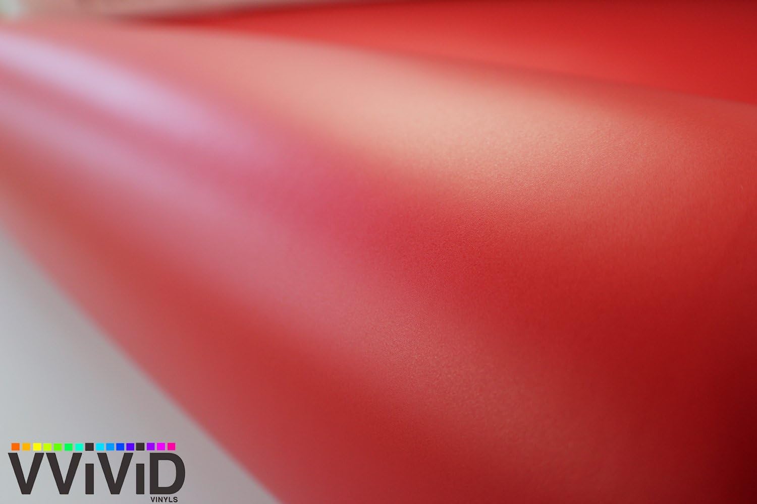 VViViD Satin Matte Red Vinyl Wrap (50ft x 5ft) - W.D - 0