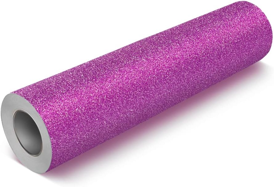 Deco65 Purple Glitter Craft Vinyl