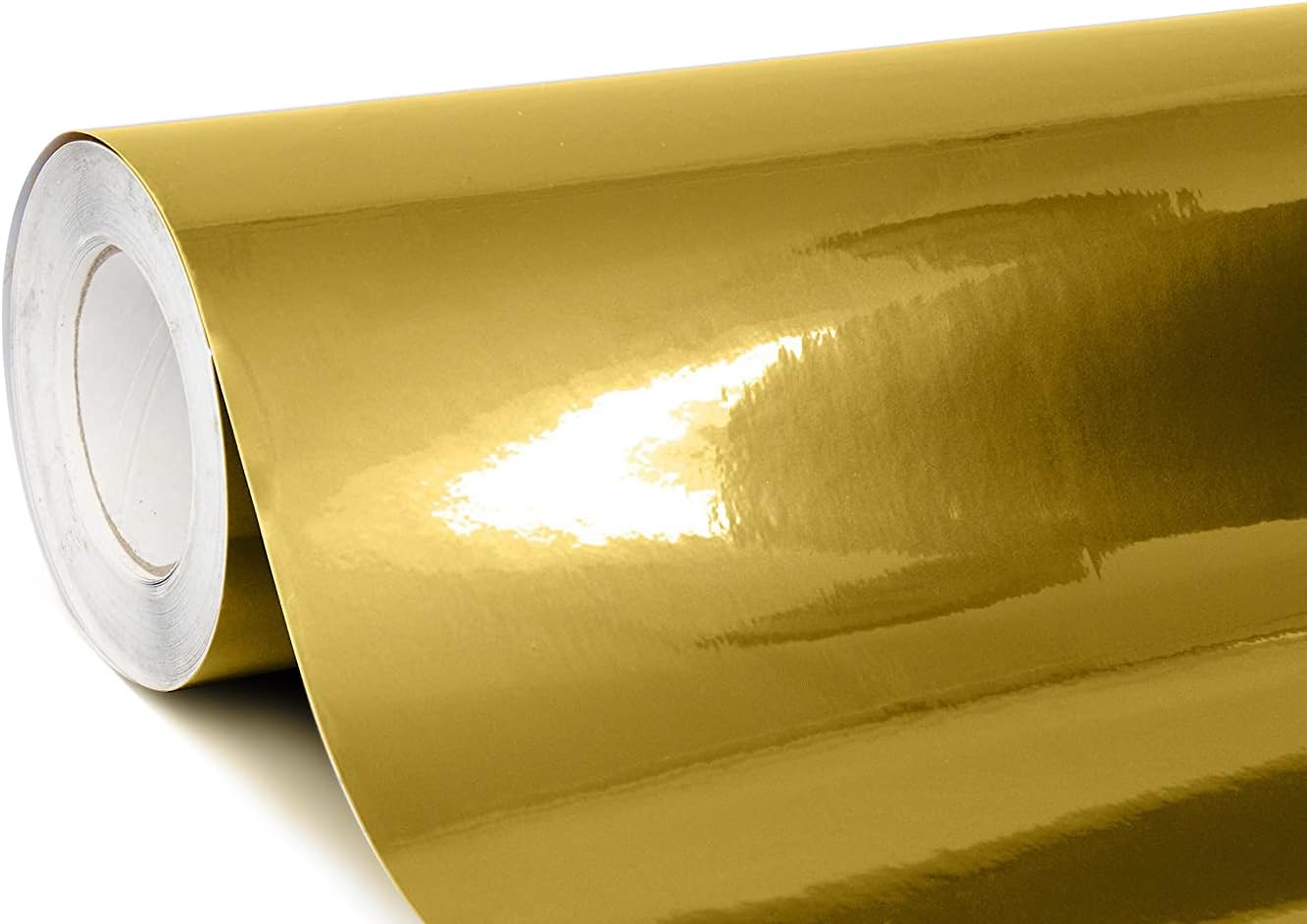 VViViD Liquid Metallic Yellow Gold Vinyl Wrap Roll 1 Foot x 5 Feet Automotive Air-Release Adhesive DIY Decal Sheet