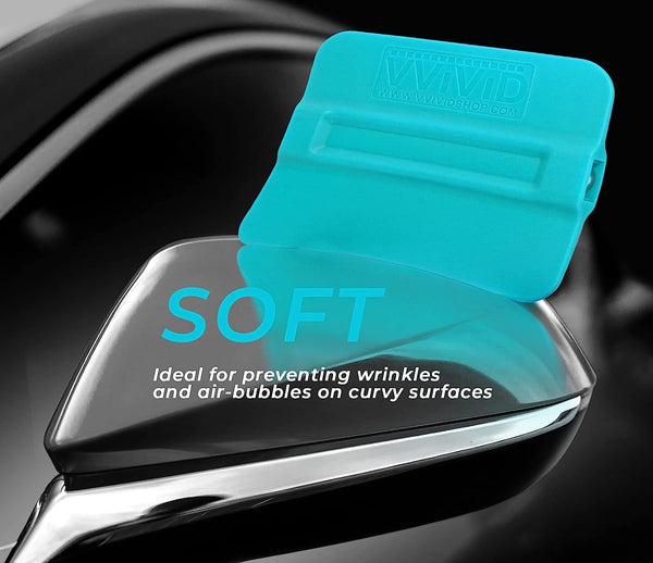 Magnetic Squeegees Hard, Medium and Soft, Applicator for Vinyl Car Wrap (MCF)