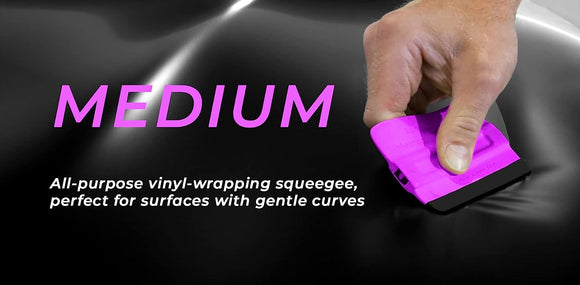 Magnetic Squeegees Hard, Medium and Soft, Applicator for Vinyl Car Wrap (MCF)