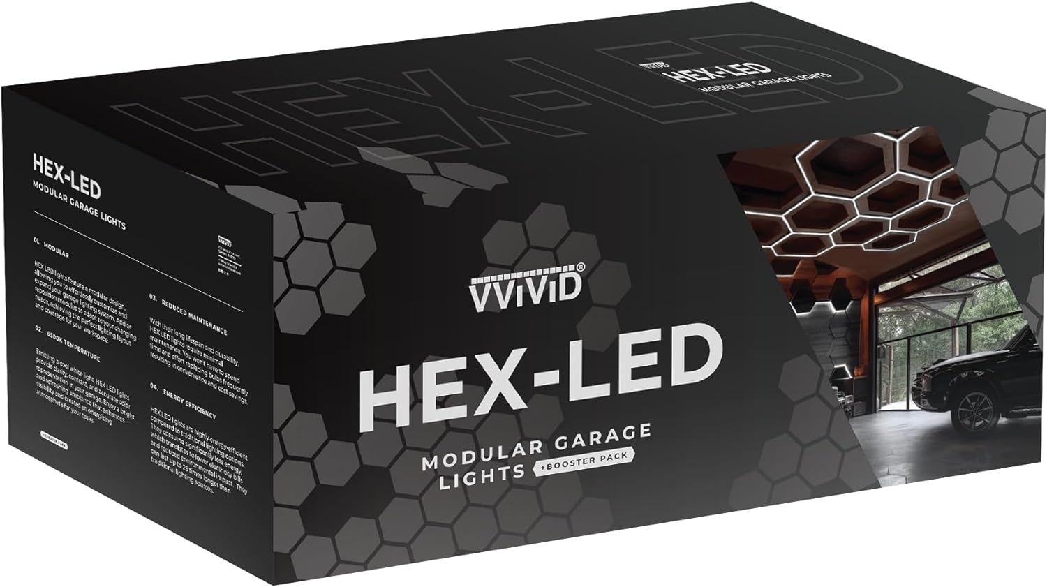 VViViD HEX-LED Modular Garage Lights + Booster Pack | The VViViD Shop