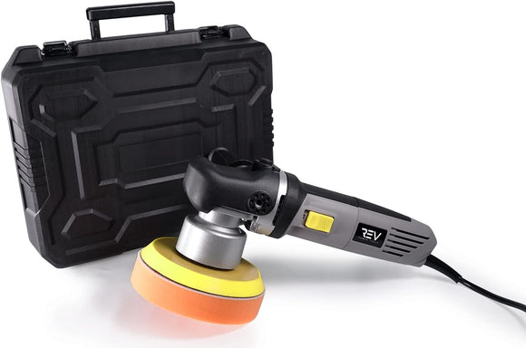 VViViD REV Random Orbital Buffer Polisher 2.0, 2000 RPM - 6400 RPM, includes 3 Buffing Pads
