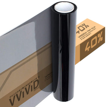 VViViD Window Tint Film 10 Feet x 5 Feet (50 Square Foot) Tinting Shade 40 Percent Vlt