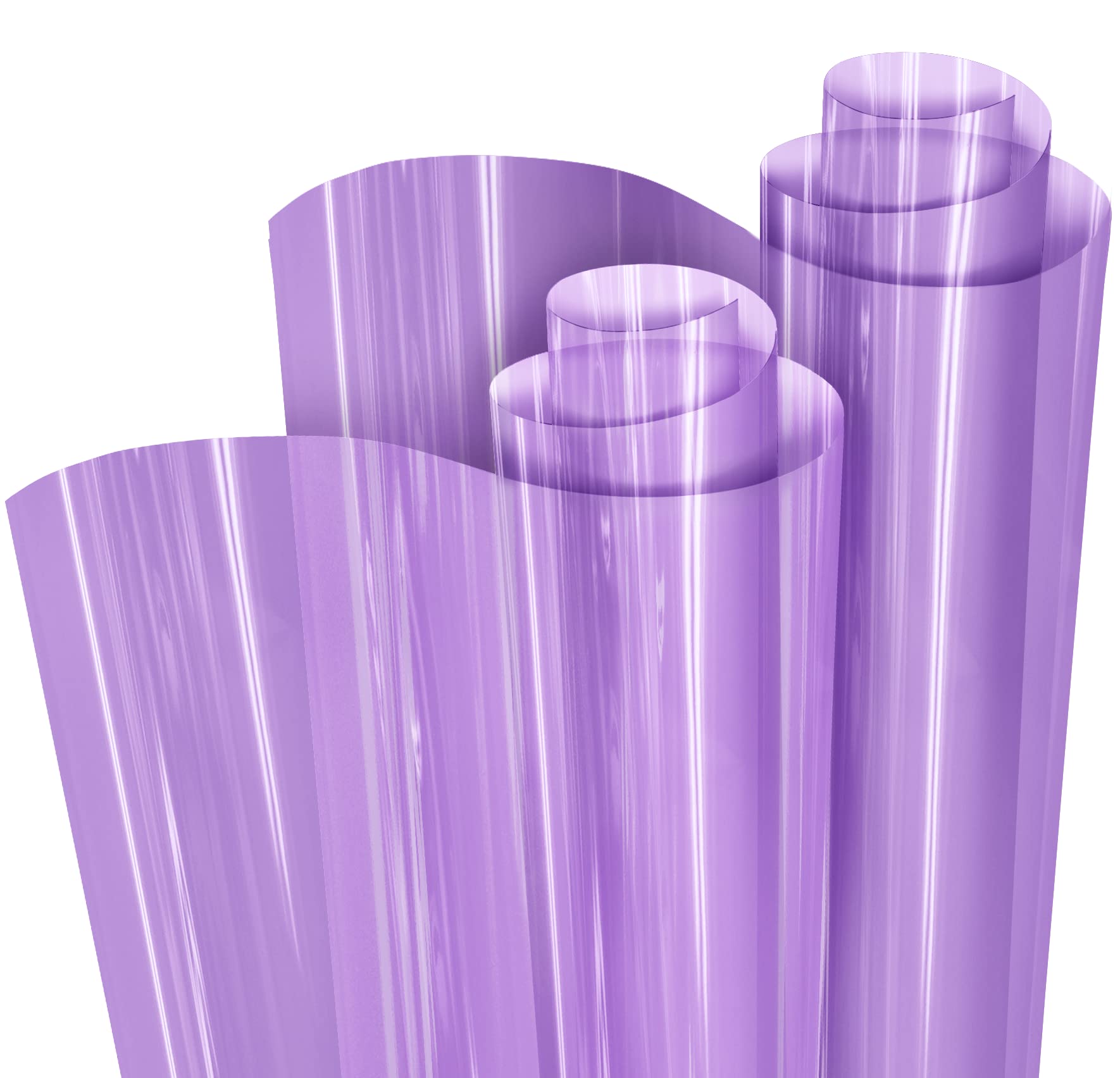 VViViD® Purple Gloss Vinyl Headlight Foglight Transparent Wet Tint Wrap Self-Adhesive 12 Inch x 24 Inch 2-roll Pack
