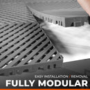 VViViD Elite Garage Modular Floor Tiles - Grey (24 Pack)-3