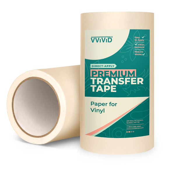 VViViD Premium Direct-Apply Medium Tack Transfer Tape