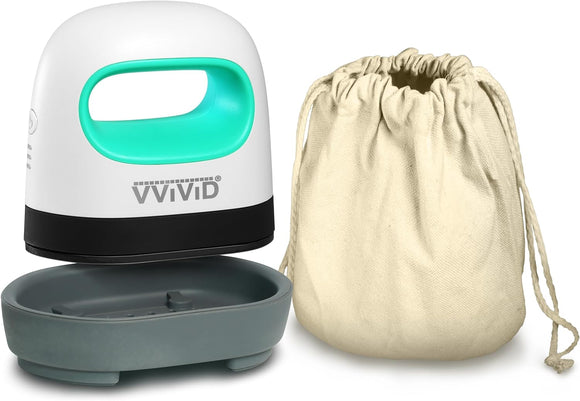 Ultra Compact Mini Heat Press Machine (4.17” x 2.44”) for HTV, T-Shirts, Clothes, Portable, Lightweight (MCF)