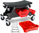 Mechanic Bench 300lbs Capacity Garage Stool with Detachable Creeper (MCF)-1