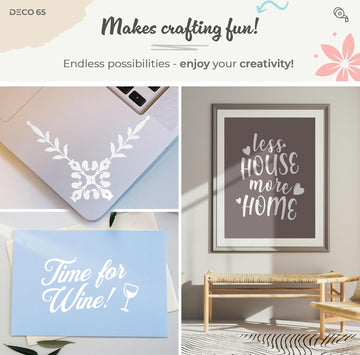 DECO65 Matte White Permanent Craft Film - 0