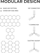 VViViD HEX-LED Modular Garage Lights + Booster Pack-3