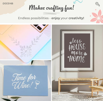 Deco65 Silver Glitter Craft Vinyl - 0