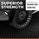 VViViD Elite Garage Modular Floor Tiles - Black (24 Pack)-5