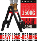 Folding Ladder 4.5kg High Stability 2 Step - 150kg Capacity (MCF)-3
