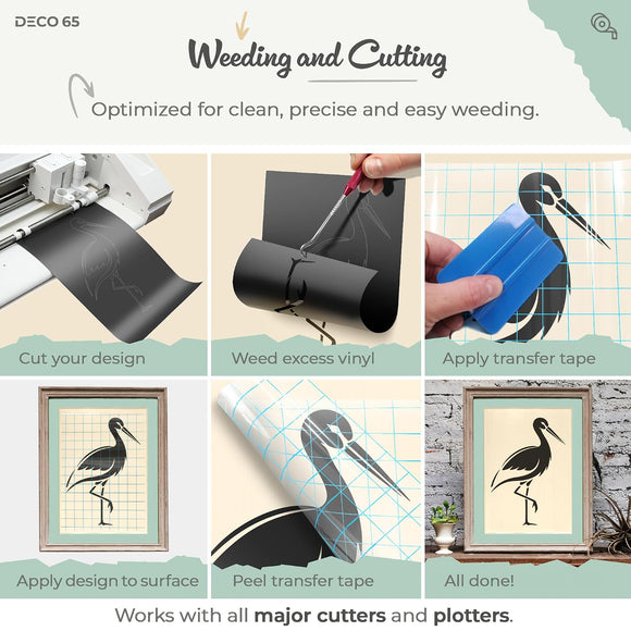 DECO65 Gloss Brown Permanent Craft Film