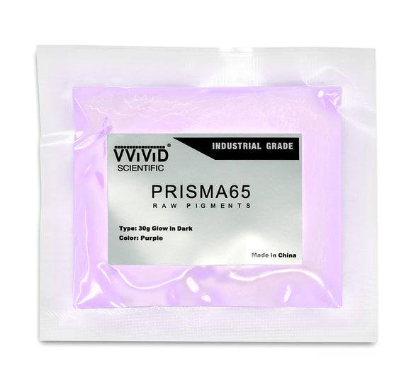 VViViD Purple Glow In The Dark Fine Pigment Powder 30 Grams/1 Ounce Packet (2 Pack)