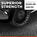 VViViD Elite Garage Modular Floor Tiles - Grey (24 Pack)-6