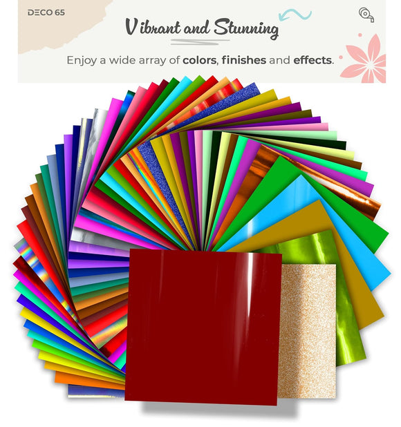 DECO65 Gloss Burgundy Permanent Craft Film