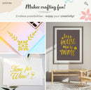 Deco65 Gold Glitter Craft Vinyl-2