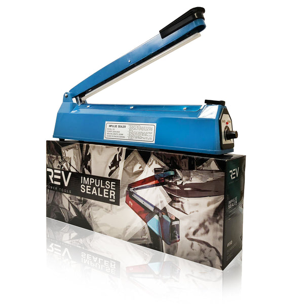 VViViD REV 12 Inch Impulse Heating Bag Sealer Machine (Blue 11 Inch)