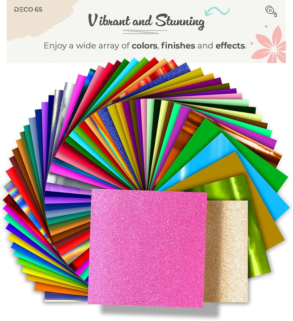 Deco65 Pink Glitter Craft Vinyl