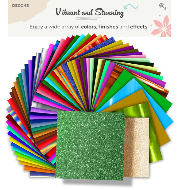 Deco65 Green Glitter Craft Vinyl
