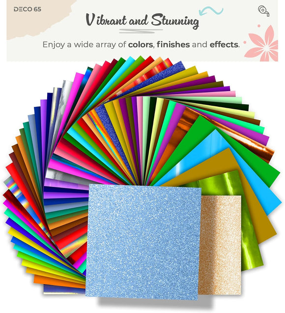 Deco65 Blue Glitter Craft Vinyl