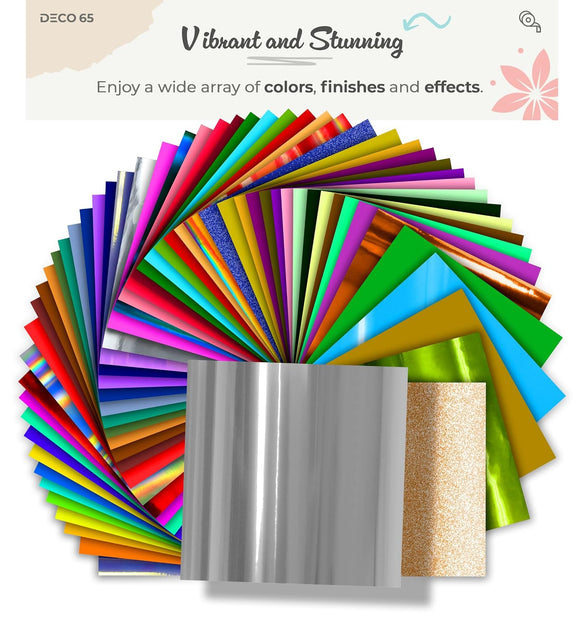 DECO65 Chrome Silver Permanent Craft Film