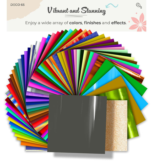 DECO65 Gloss Dark Grey Permanent Craft Film