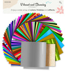 DECO65 Gloss Silver Metallic Permanent Craft Film-5
