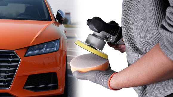 VViViD REV Random Orbital Buffer Polisher 2.0, 2000 RPM - 6400 RPM, includes 3 Buffing Pads