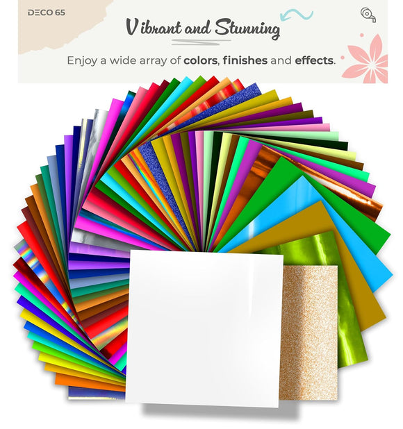 DECO65 Gloss White Permanent Craft Film