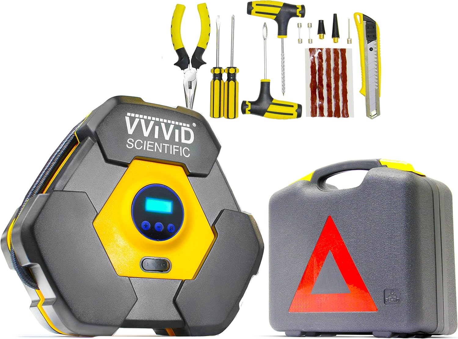 VViViD Deluxe Turbo Tire Compressor Safety Kit - W.D