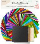 Deco65 Black Glitter Craft Vinyl-5