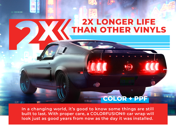 COLORFUSION® PPF - Stealth Metallic Gunmetal Grey