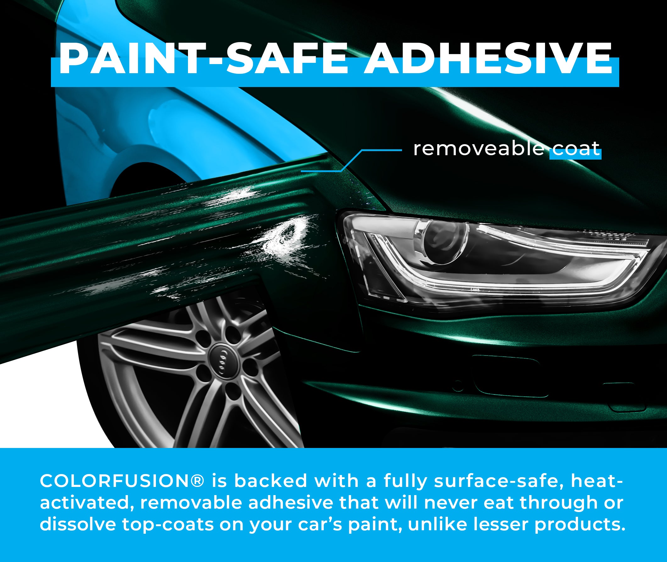 COLORFUSION® PPF - Shadow Green | The VViViD Shop
