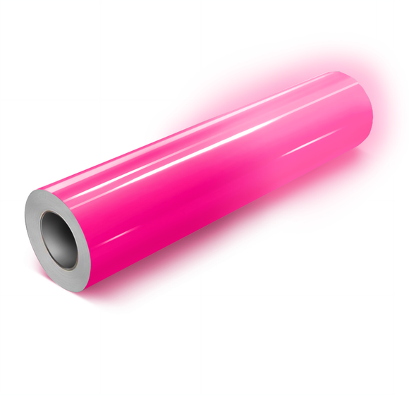DECO65 Glow in the Dark Hot Pink Craft Film