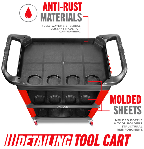 Detailing Tool Cart - Heavy Duty (MCF) | The VViViD Shop