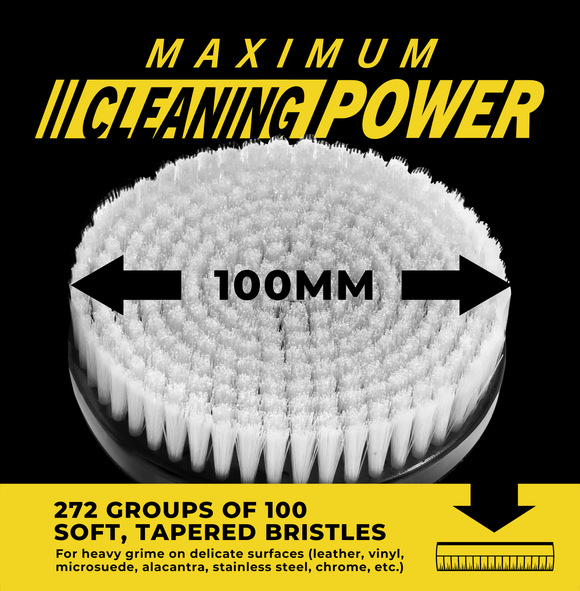 VViViD Drill Back Plate + Power Brush Attachment 4" (MCF)