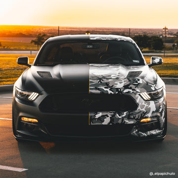 Matte Snow Camouflage (Grayscale) - 0