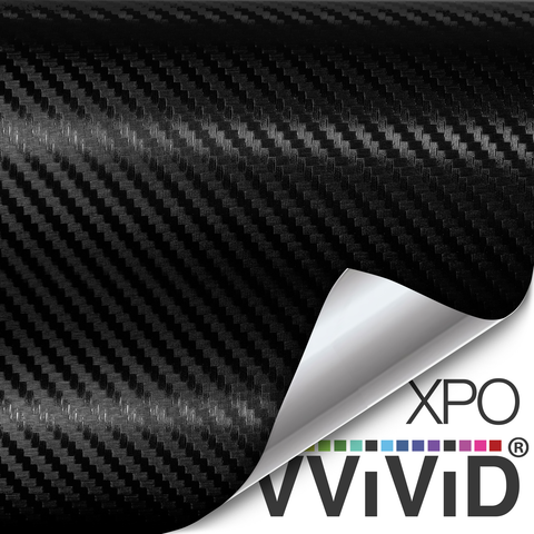 Black Dry 3D Carbon Vinyl Car Wrap Film | The VViViD Shop