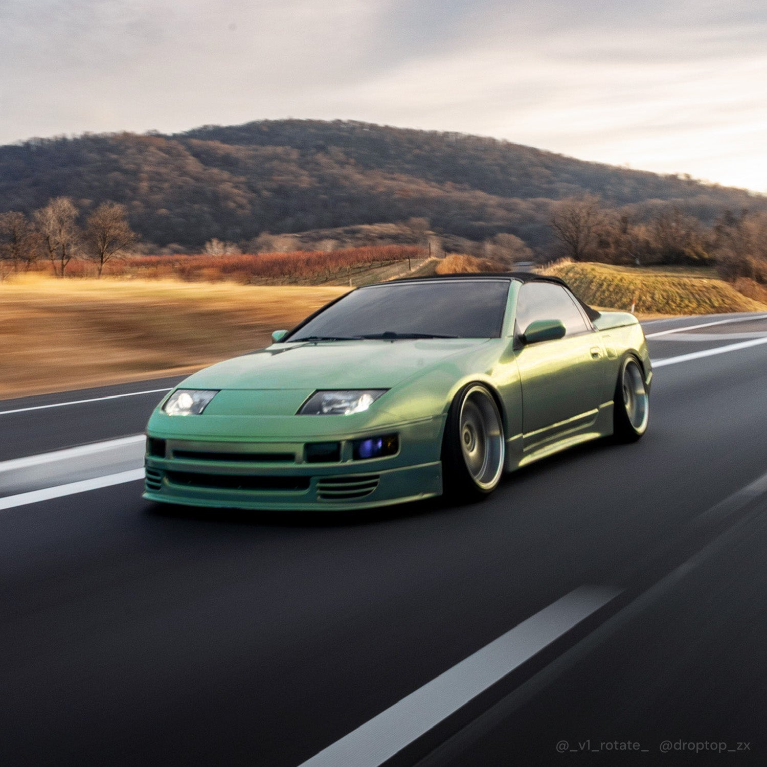 COLORFUSION® PPF - Flip Thunder Green | The VViViD Shop