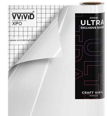 DECO65 Ultra White Gloss Premium Craft Film